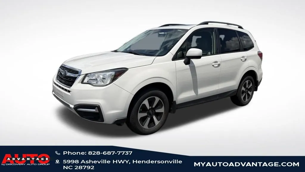 White 2017 Subaru Forester 2.5i Premium for sale in Hendersonville, NC