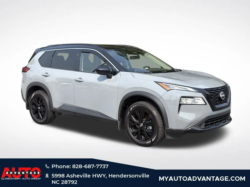 Gray 2023 Nissan Rogue SV for sale in Hendersonville, NC