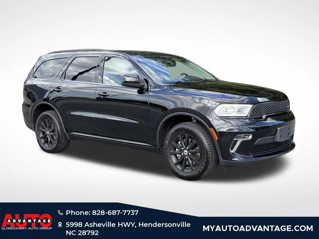 Black 2022 Dodge Durango SXT for sale in Hendersonville, NC