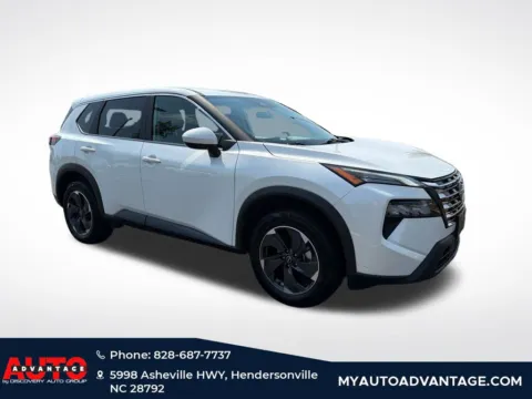 White 2025 Nissan Rogue SV for sale in Hendersonville, NC
