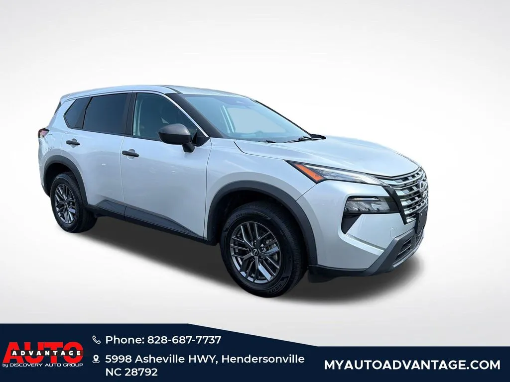 Silver 2024 Nissan Rogue S for sale in Hendersonville, NC
