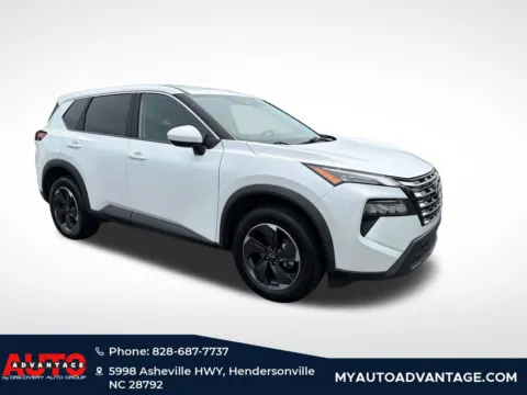 White 2025 Nissan Rogue SV for sale in Hendersonville, NC