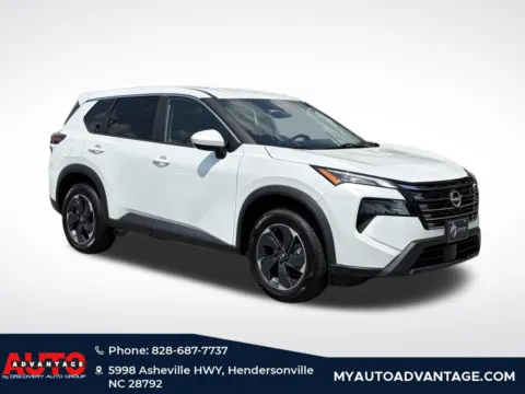 White 2025 Nissan Rogue SV for sale in Hendersonville, NC