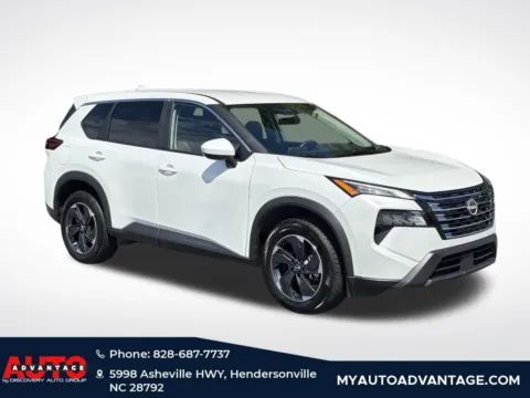 White 2025 Nissan Rogue SV for sale in Hendersonville, NC
