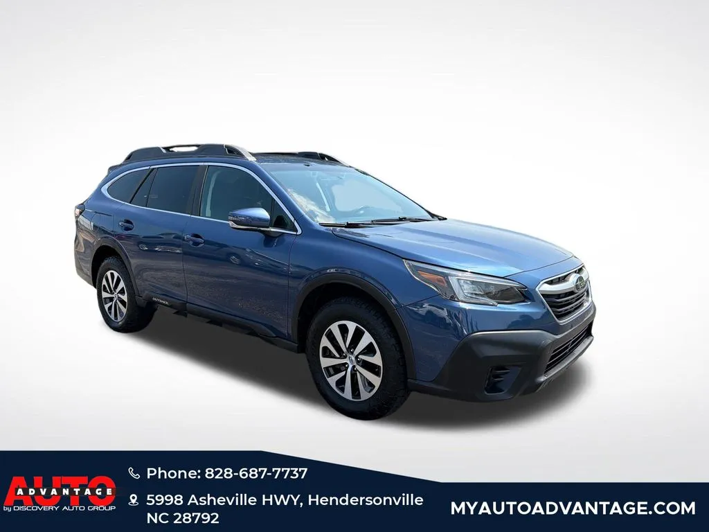 Blue 2020 Subaru Outback Premium for sale in Hendersonville, NC