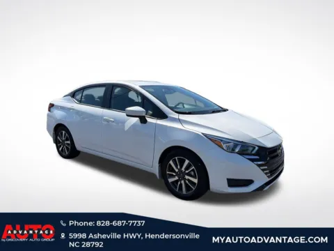 White 2024 Nissan Versa 1.6 SV for sale in Hendersonville, NC