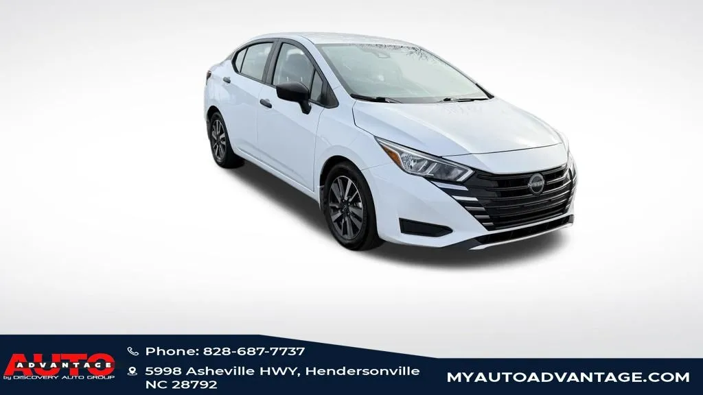 White 2024 Nissan Versa 1.6 SV for sale in Hendersonville, NC