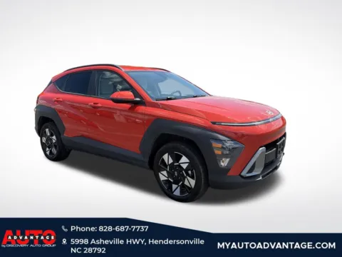 Orange 2025 Hyundai Kona SEL for sale in Hendersonville, NC