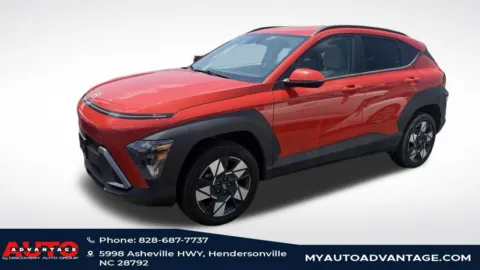 Orange 2025 Hyundai Kona SEL for sale in Hendersonville, NC