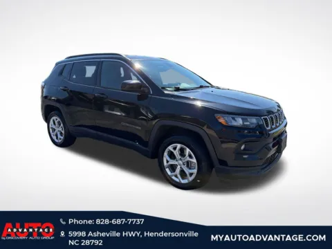 Black 2024 Jeep Compass Latitude for sale in Hendersonville, NC