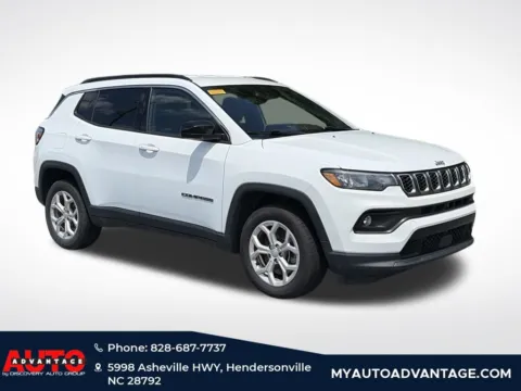 White 2024 Jeep Compass Latitude for sale in Hendersonville, NC