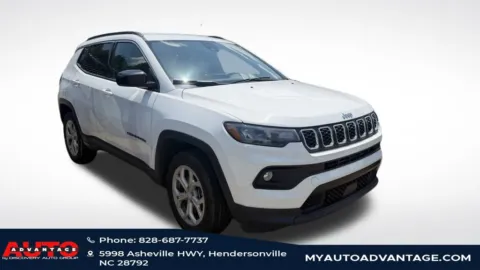White 2024 Jeep Compass Latitude for sale in Hendersonville, NC