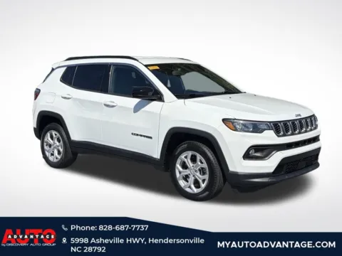 White 2024 Jeep Compass Latitude for sale in Hendersonville, NC