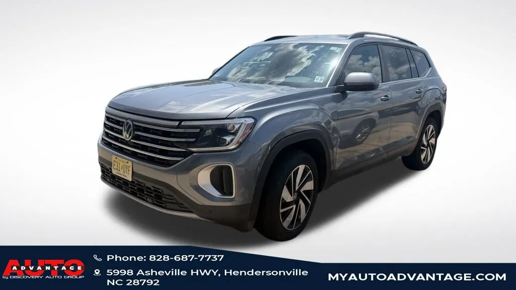 Gray 2025 Volkswagen Atlas 2.0T SE w/Technology for sale in Hendersonville, NC