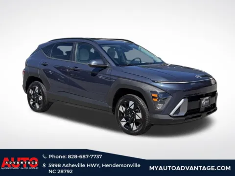 Blue 2024 Hyundai Kona SEL for sale in Hendersonville, NC