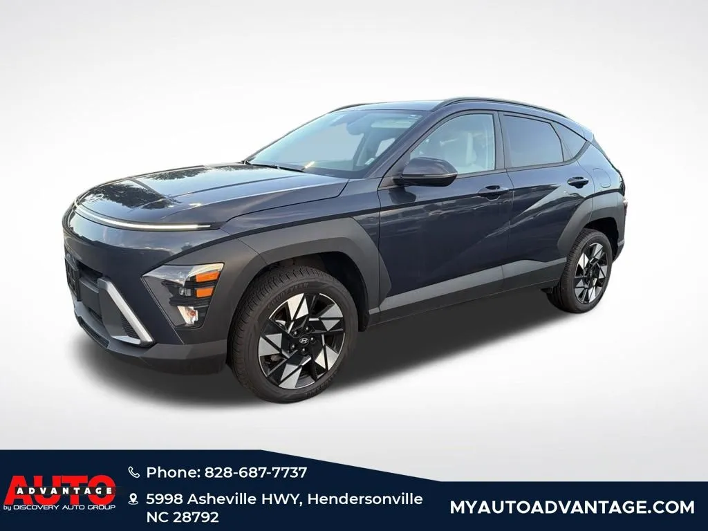 Blue 2024 Hyundai Kona SEL for sale in Hendersonville, NC