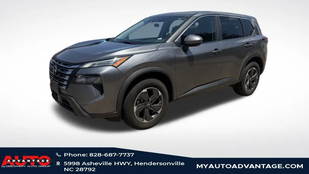 Gray 2024 Nissan Rogue SV for sale in Hendersonville, NC