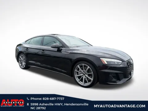 Black 2025 Audi A5 Sportback ONE OWNER Moonroof/Heated Leather for sale in Hendersonville, NC