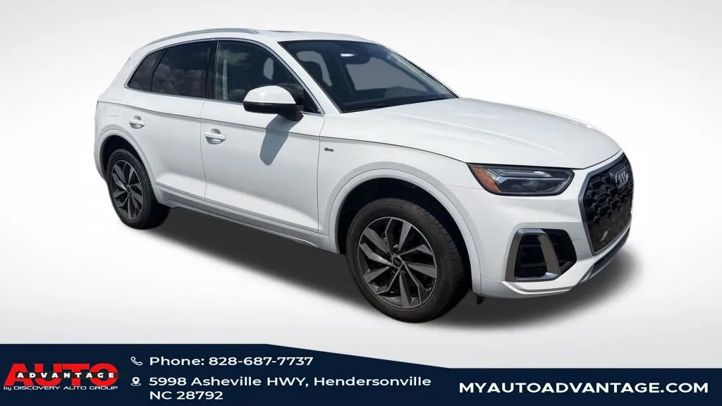 White 2024 Audi Q5 45 S line Premium for sale in Hendersonville, NC