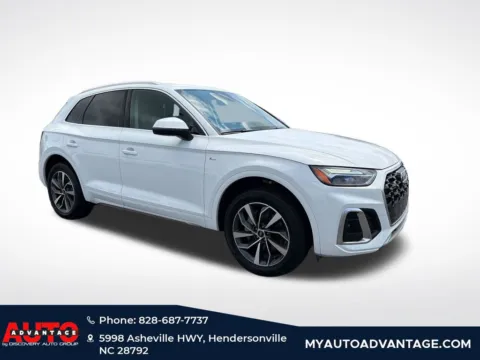 White 2024 Audi Q5 45 S line Premium for sale in Hendersonville, NC