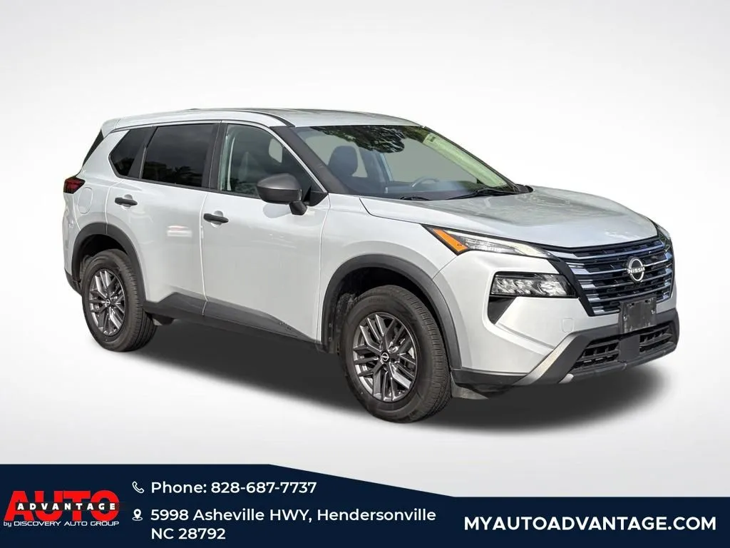 Silver 2024 Nissan Rogue S for sale in Hendersonville, NC