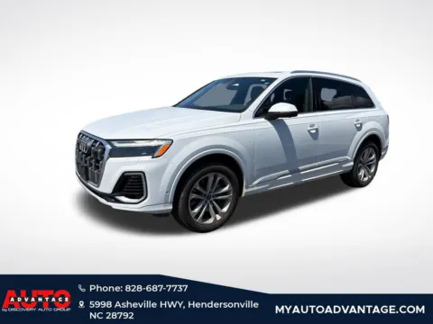 White 2025 Audi Q7 55 Premium Plus ONE OWNER Pano Roof for sale in Hendersonville, NC