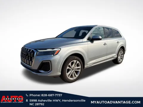 Silver 2025 Audi Q7 55 Premium Plus ONE OWNER Pano Roof for sale in Hendersonville, NC