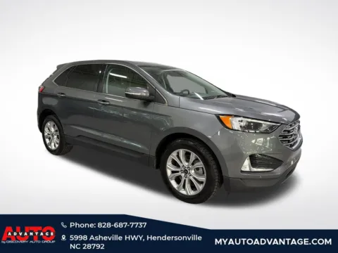 Gray 2024 Ford Edge Titanium for sale in Hendersonville, NC