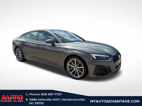 Gray 2025 Audi A5 Sportback 45 S line Premium quattro ONE OWNER Conv Plus for sale in Hendersonville, NC