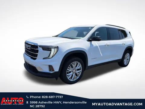 White 2024 GMC Acadia Elevation for sale in Hendersonville, NC