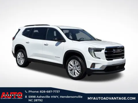White 2024 GMC Acadia Elevation for sale in Hendersonville, NC