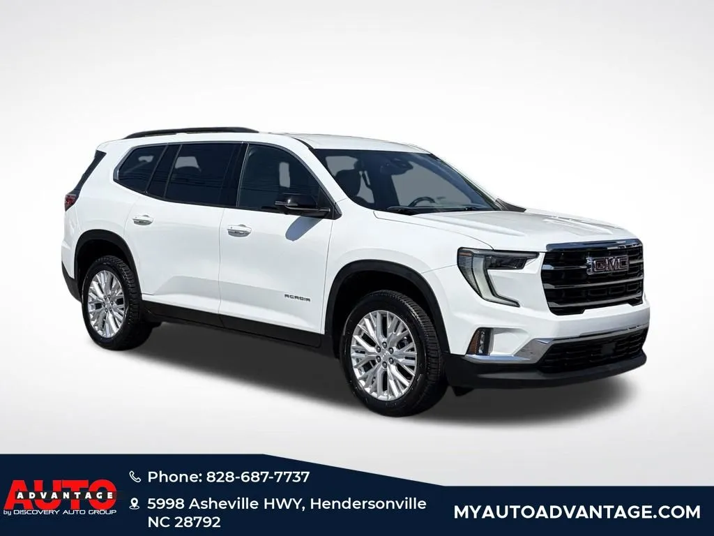 White 2024 GMC Acadia Elevation for sale in Hendersonville, NC