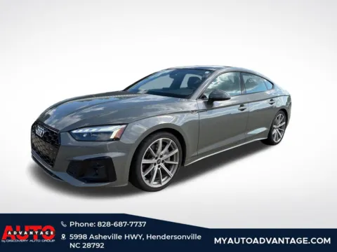 Gray 2025 Audi A5 Sportback 45 S line Premium quattro ONE OWNER Conv Plus for sale in Hendersonville, NC