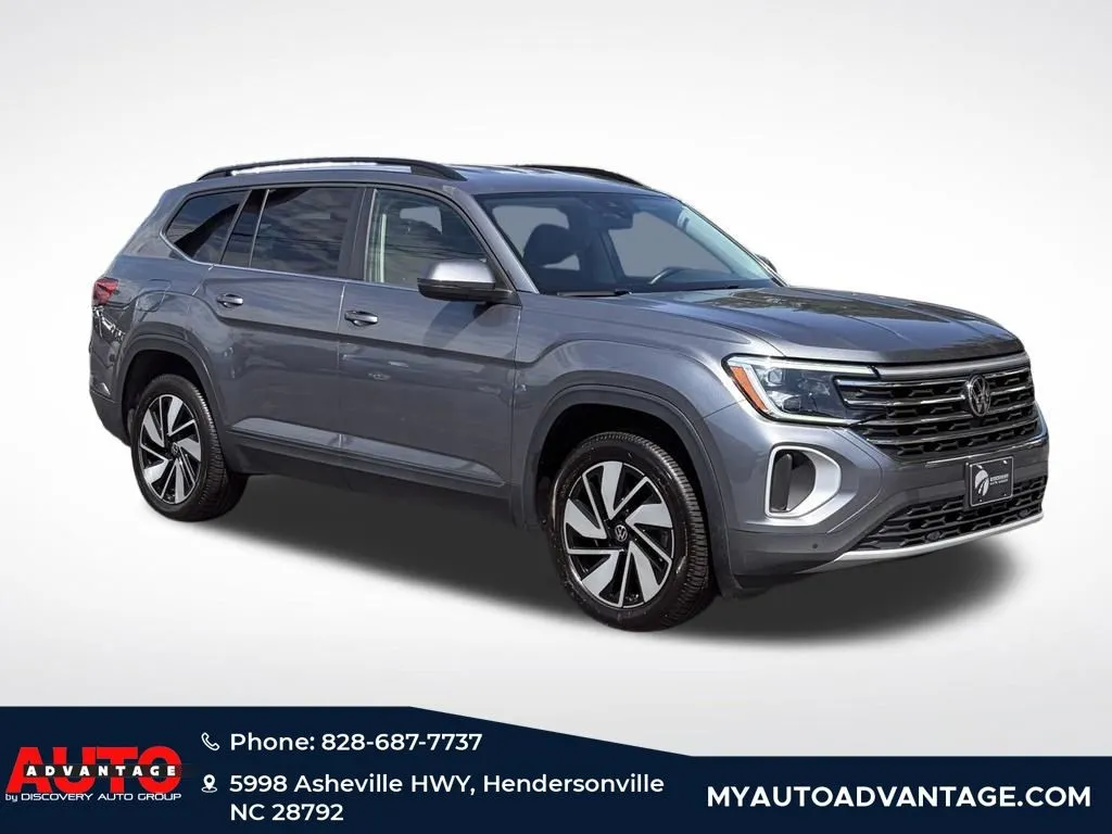 Gray 2025 Volkswagen Atlas 2.0T SE w/Technology for sale in Hendersonville, NC