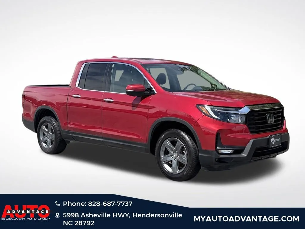 Red 2022 Honda Ridgeline RTL-E for sale in Hendersonville, NC
