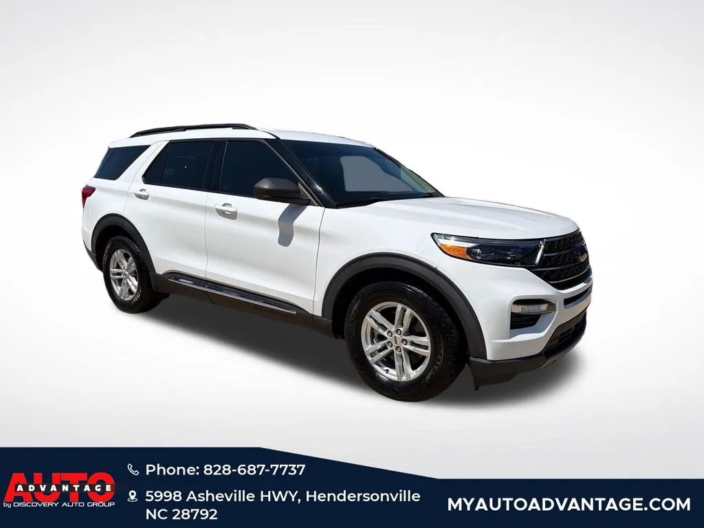 White 2020 Ford Explorer XLT for sale in Hendersonville, NC