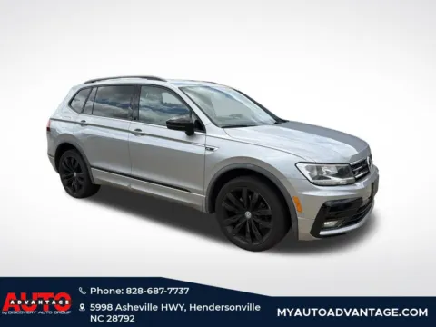 Silver 2020 Volkswagen Tiguan 2.0T SE R-Line Black for sale in Hendersonville, NC