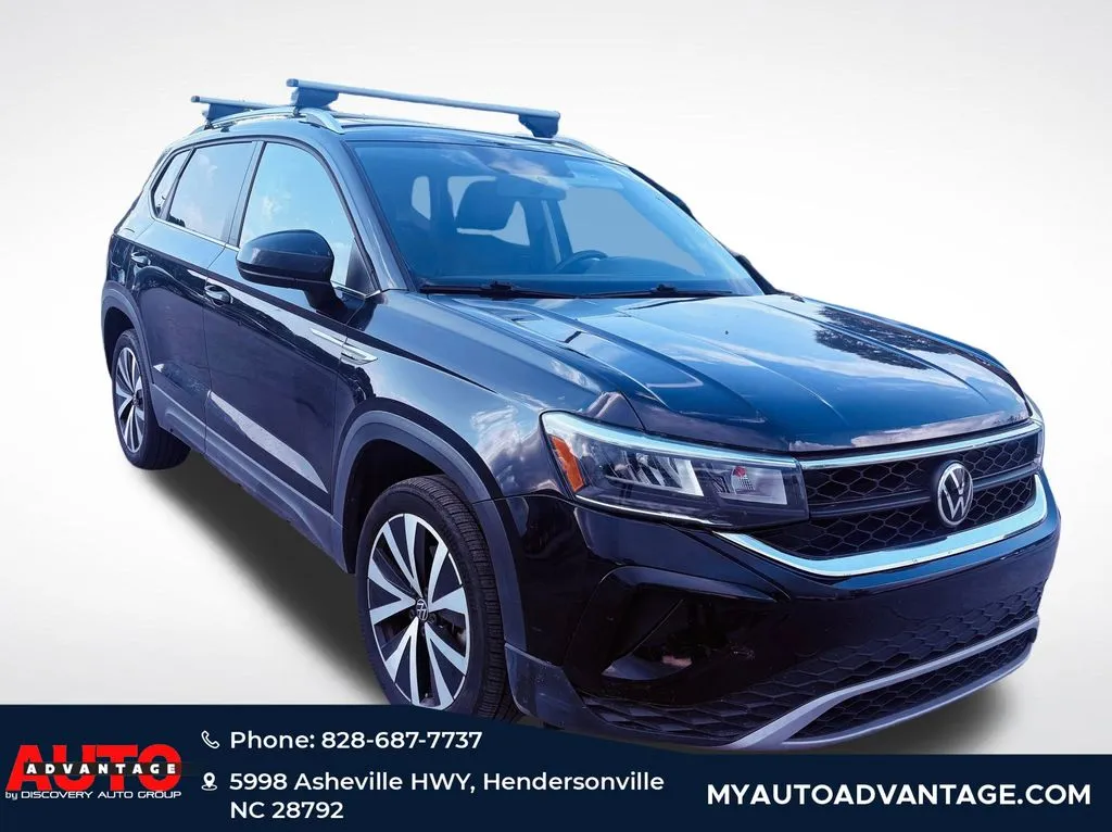 Black 2022 Volkswagen Taos 1.5T SE for sale in Hendersonville, NC