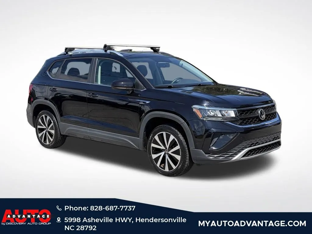 Black 2022 Volkswagen Taos 1.5T SE for sale in Hendersonville, NC