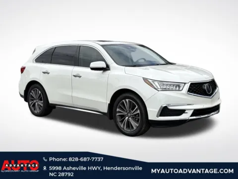 White 2019 Acura MDX 3.5L Technology Package for sale in Hendersonville, NC