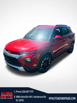 Red 2021 Chevrolet TrailBlazer LT for sale in Hendersonville, NC