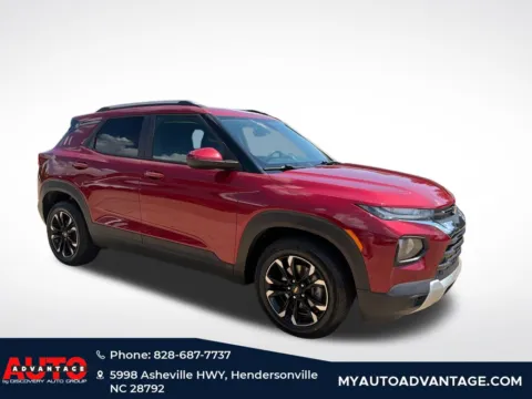Red 2021 Chevrolet TrailBlazer LT for sale in Hendersonville, NC