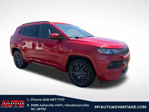 Red 2022 Jeep Compass Limited for sale in Hendersonville, NC