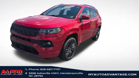 Red 2022 Jeep Compass Limited for sale in Hendersonville, NC