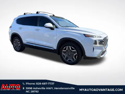 White 2022 Hyundai Santa Fe Limited for sale in Hendersonville, NC