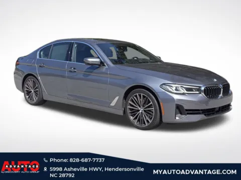 Gray 2021 BMW 5 Series 540i xDrive for sale in Hendersonville, NC