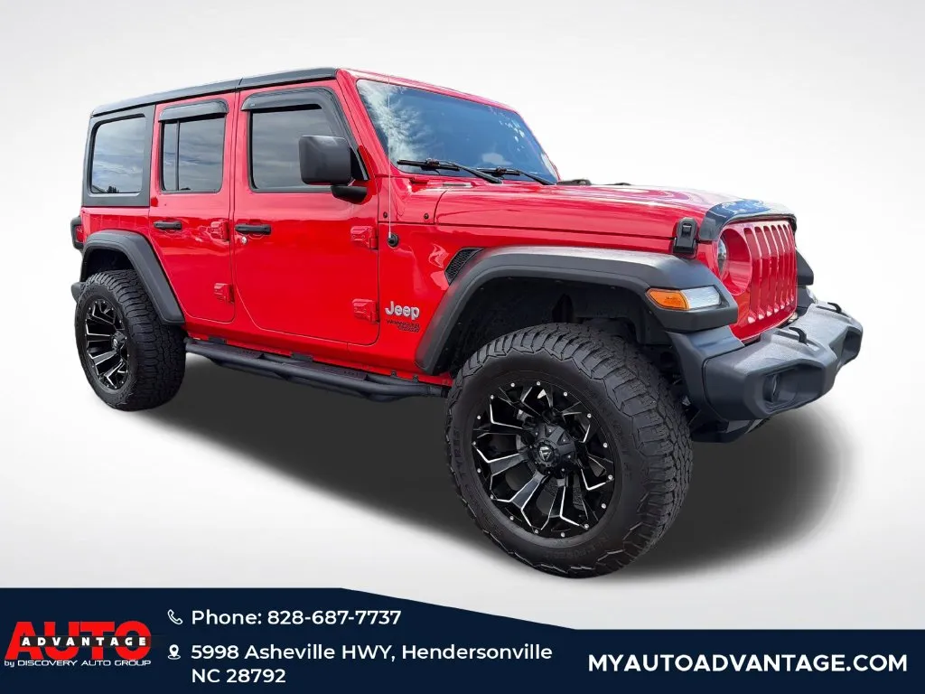 Red 2020 Jeep Wrangler Unlimited Sport S for sale in Hendersonville, NC