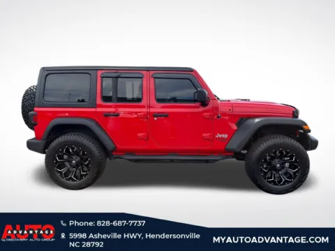 Photos of 2020 Jeep Wrangler Unlimited Sport S for sale in Hendersonville, NC at Auto Advantage