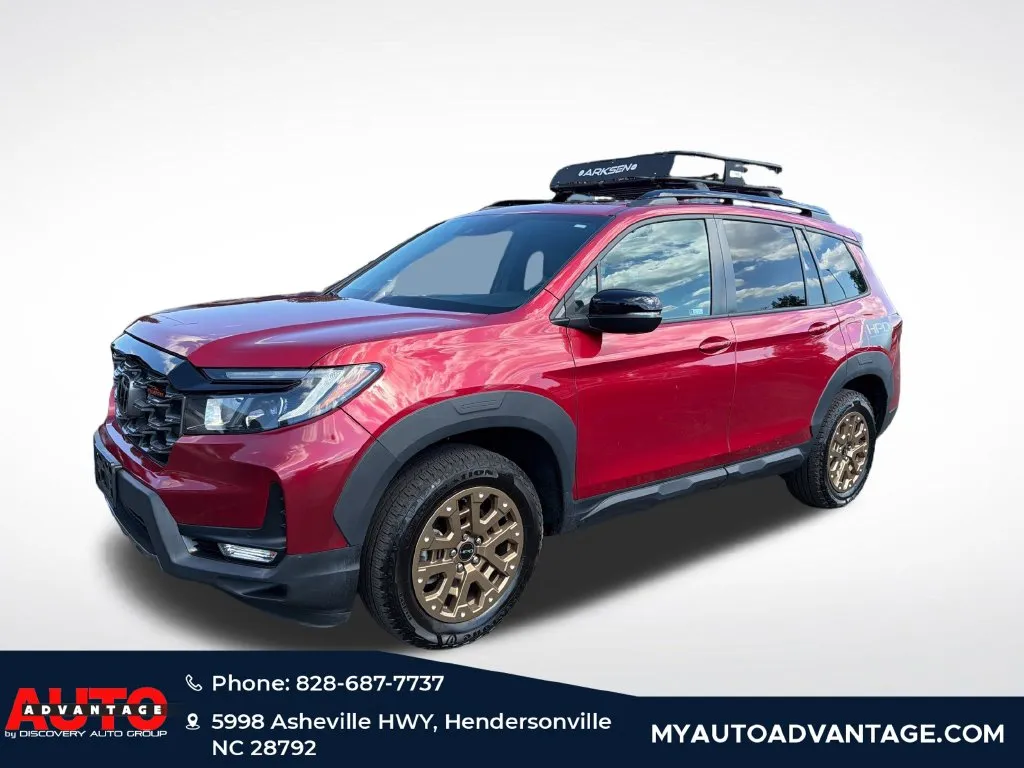 Red 2022 Honda Passport TrailSport for sale in Hendersonville, NC
