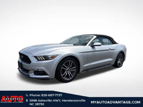 Silver 2017 Ford Mustang EcoBoost Premium for sale in Hendersonville, NC